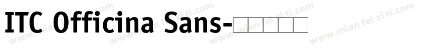 ITC Officina Sans字体转换